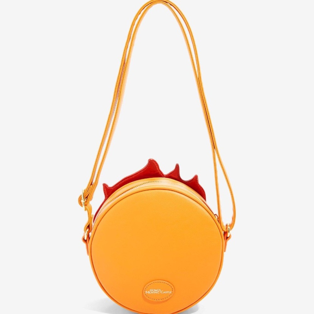 Studio Ghibli Howl’s Moving Castle Calcifer Flame Crossbody Bag Hot Topic - Picture 3 of 3